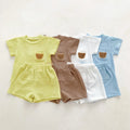 Solid Color Tracksuits Children Fashion Casual Short | SAMAG