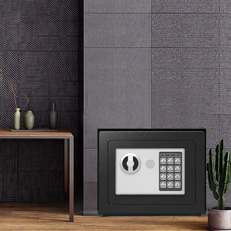 Anti - Theft Piggy Bank Key Lock Password Small Digital Safe Box Compact with Coin Slot Combination Security - View 2 | SAMAG