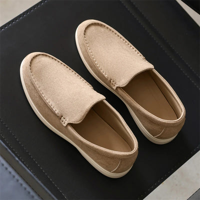 Men's Casual Shoes Cow Suede Genuine Leather Classic | SAMAG