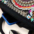 Women Shoulder Bag Handmade Embroidered Bohemia Handbag Retro Large Capacity Canvas Shopping Tote Travel Messenger Boston Bags