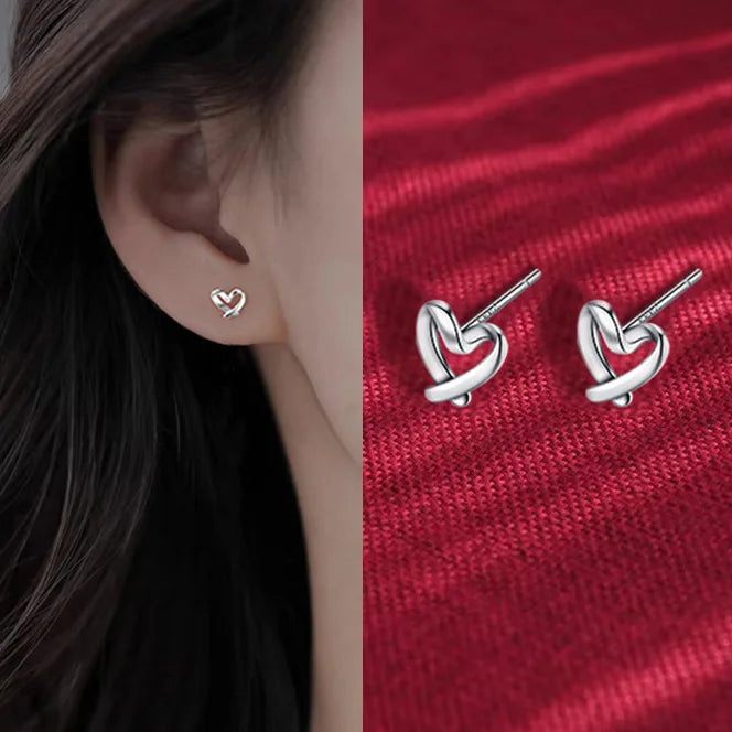 925 Sterling Silver Hypoallergenic Stud Earrings for Women Moon Star of David Maple Leaf Heart Lightning Earrings S999 Jewelry
