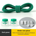 Spring Lock Shoelaces No Tie Shoe Laces Sneakers Round Elastic Shoelace Kid Adult Quick Without Ties Shoestrings Rubber Bands