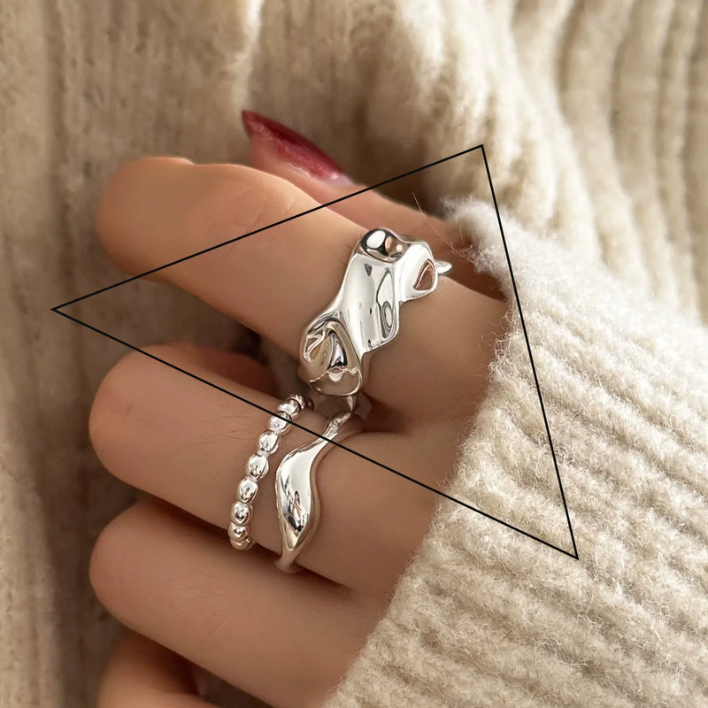 VENTFILLE 925 Sterling Silver Bow Tie Open Finger Ring For Women Gift Cute Design Fashion Jewelry Gift Wholesale