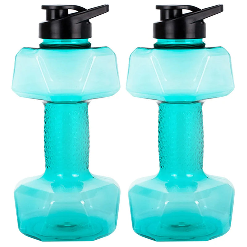 Dumbbell Water Bottle Creative Fitness Kettle Portable | SAMAG
