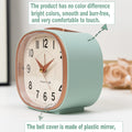 This Quiet Music Alarm Clock Is Perfect for Your Desk or Living Room and Includes Snooze and Night Light Functions.
