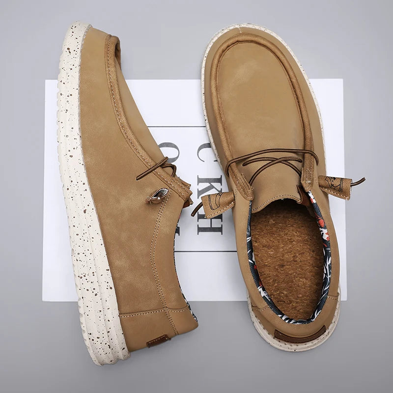 Artificial Leather Casual Shoes Men Nice Dude Loafers Fashion Men's Slip-ons Mocassin Homme Mocasines Hombre Big Size 49 50 51