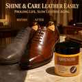 Leather Shoe Care Beeswax Cream Deep Hydrate Dull Footwear Produce Long Lasting Shine Fast Buffing Leather Renovate Polish