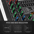 Debra DB-4X 4-Channel Professional Mixer And Sound Card, Bluetooth 5.0, +48V, Multifunctional Input Support, For PC Recording