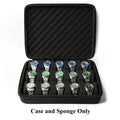 Hard-Shell 15 Slots Watch Storage Organizer Case, Watch Carry Box Fit Large And Small Watches, With Soft Foam Pillow