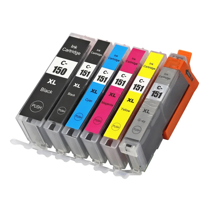 DAT PGI 150 CLI 151 Ink Cartridge For canon PIXMA IP7210 MG5410 MG5510 MG6410 MG6610 MG5610 MX921 MX721 IX6810 PGI150 CLI151