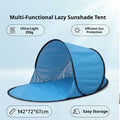 Pop Up Beach Tent UPF50+ UV Protection Silver Coating | SAMAG