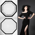 Triopo K2 55cm 65cm 90cm 120cm Quickly Release Bowens Mount Octagon Softbox + Honeycomb Grid Outdoor Soft Box for Flash