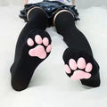 Cozy & Charming Cat Paw Knit Thigh High Socks for Women - Perfect for Cosplay, Festivals & Everyday Wear