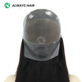 MW46 - 16" Lace Front Natural Hair Wig Chinese Human Hair Full Head Wigs for  Women