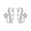 925 Sterling Silver Simple Gold U-shaped Earrings Jewelry | SAMAG