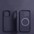 Magnetic Original Liquid Silicone Shockproof Case For iPhone 16 15 14 13 12 11 Pro Max 16 Plus For Magsafe Wireless Charge Cover