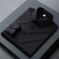 Long sleeved shirt for men's business casual orange | SAMAG