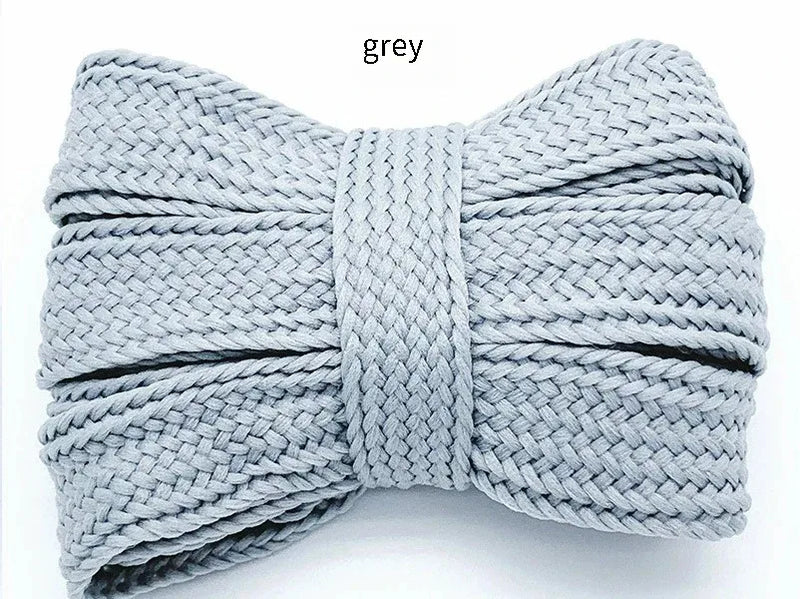 2CM Fat Shoe Laces for Campus Sneakers Thick Wide Shoelaces Replacement Laces Solid Color Flat Shoelace Sturdy Not Easy to Break