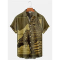 Summer Men's Hawaiian Shirt Movie Figures Horror Vintage | SAMAG