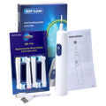 Intelligent Rotating Electric Toothbrush Rechargeable Rotary Brush Compatible with Oral B Replacement Electric Brush Heads