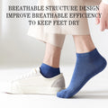 5 Pairs Spring Summer Thin Men's Bamboo Fiber Socks Short | SAMAG