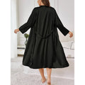 V Neck Simple Women's Nightgown Comfortable Solid Color | SAMAG
