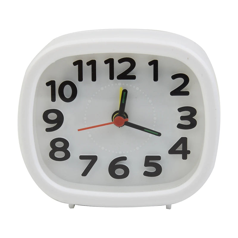 AA Battery Alarm Clock Clock Clock Clocks Operated Silent Bedside Clocks Alarm Battery No Tick Silent Bedside Clocks