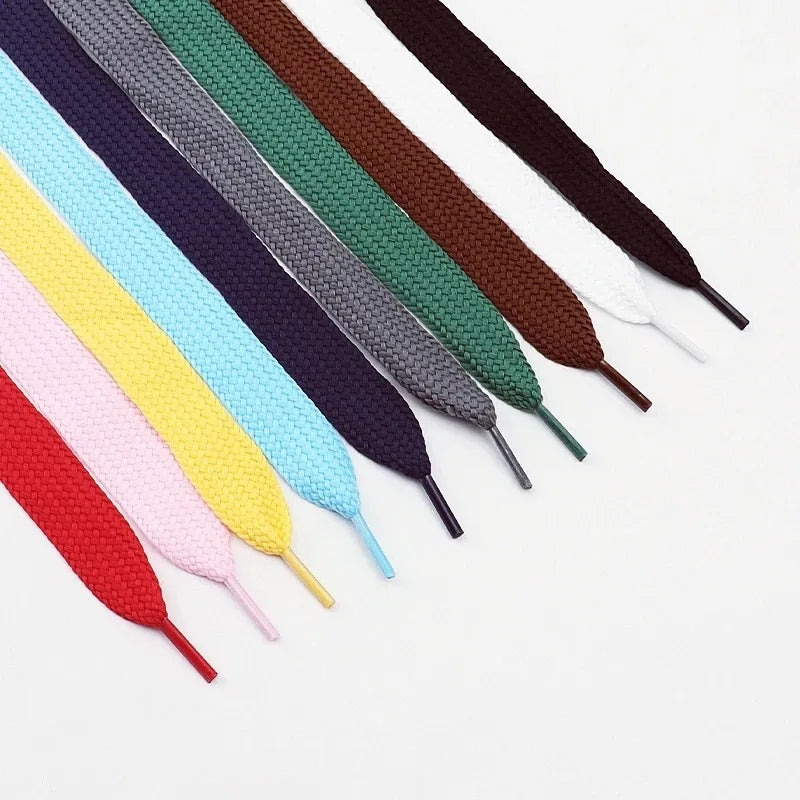 2CM Fat Shoe Laces for Campus Sneakers Thick Wide Shoelaces Replacement Laces Solid Color Flat Shoelace Sturdy Not Easy to Break
