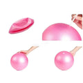 25cm Explosion Proof PVC Mini Yoga Ball Anti-Burst Straw Pilates Ball Small Fitness Training Pose Ball Portable Soft Exercise Ba