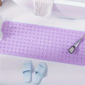 1Pc non-slip shower mat bathtub mat with drain holes and suction cups machine washable household bathroom shower carpet bathroom