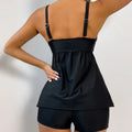 High Waist Tankini Sexy Women's Bikini Set Black Swimwear | SAMAG