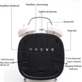 New Alarm Concise And Practic Clock Double Bell Super Loud for Heavy Sleepet Mode 12/24H Night Anti-disturb Table LED Clock