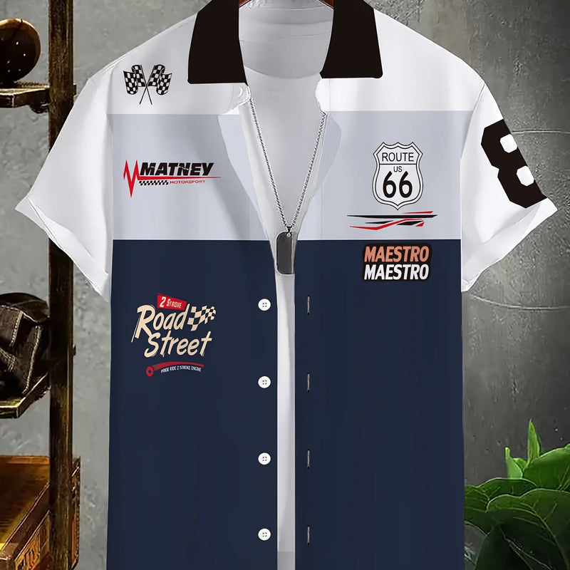 Summer Men's Shirt - 3D Printed Design Breathable | SAMAG