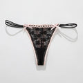 Lace Bow Panties Sexy Female Lingerie Daily Home Wear Solid Thongs Underwear Women Low Waist Panties Breathable Трусы Женские