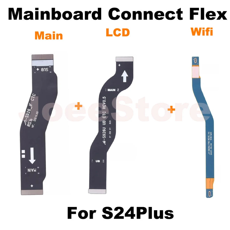 Motherboard Connect Flex For Samsung Galaxy S20 S21 S22 S23 S24 Plus Ultra LCD Display Wifi Signal Connect Mainboard Flex Cable