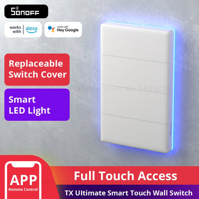 SONOFF T5 Wifi Smart Light Switch Full Touch Wall | SAMAG