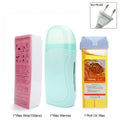 2026 Depilatory Wax Cream Hair Removal Roller Wax Heater Waxing Hot Cartridge Warmer Equipment Tool Waxing Kit Unisex Roll on