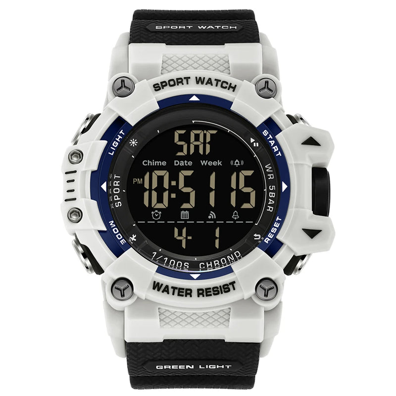 SANDA Fashion New Men Watch LED Digital Waterproof Clock Military Sports Multifunction Chronograph - Visuel 13 | SAMAG