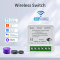 Tuya WiFi Smart Switch 433Mhz Relay Receiver Wireless 1/2/3 Gang 86 Wall Panel Switch APP Control Works with Alexa Google Home
