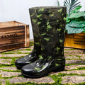 Spring Autumn High Male Shoes Work Camo Waterproof Resistant Without Lacing Cheap Fishing Wellies New On Offer Men's Rain Boots