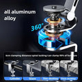 Tablet Desk Mount Stand,360° Rotating Adjustable Metal Arms Foldable, Sturdy Bed Mount for 4.7-13.5 Inch  iPad and Android