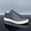 Black Casual Shoes Lightweight Sneakers Breathable Genuine Leather Sports Shoes Zapatillas Hombre Men Skateboarding Shoes Flat