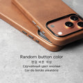 YMW Handmade Italian Genuine Leather Case for iPhone 17 16 15 Pro Max Magnetic Luxury Business Retro Cow Phone Cover
