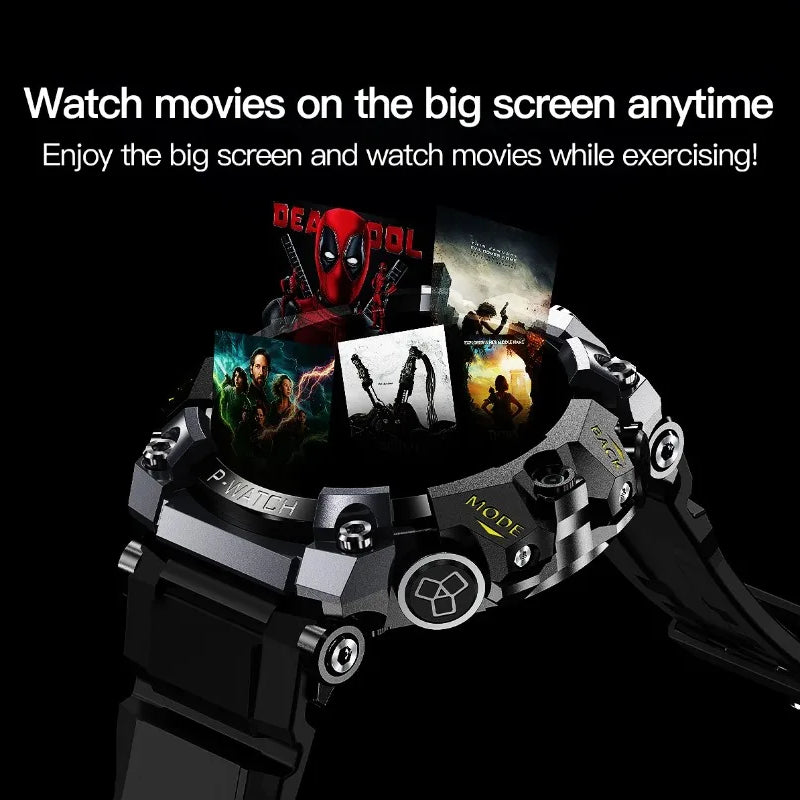 New Q668 Independent SIM Smart Watch 4G Full Netcom Front Dual Cameras Android System, Heart Rate & Step Count Sports Wristwatch