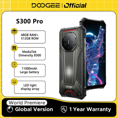 World Premiere DOOGEE S300 Pro Rugged Phone 48GB+512GB | SAMAG