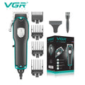 VGR Professional Electric Hair Clipper with Super Power Direct Insertion Hair ClipperMetal Blade Cleaning and Hair Removal V-123