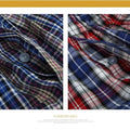 4PCS Mens Underwear Boxers Loose Shorts Men'S Panties Cotton The Large Plaid Arrow Pants Plus Size  Classic Basics Plaid