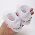 Multiple Styles Newborn Baby First Baptist Shoe: Newborn Boy and Girl White Baptist Shoes Soft Sole Walking Shoes Size-9CM-10CM
