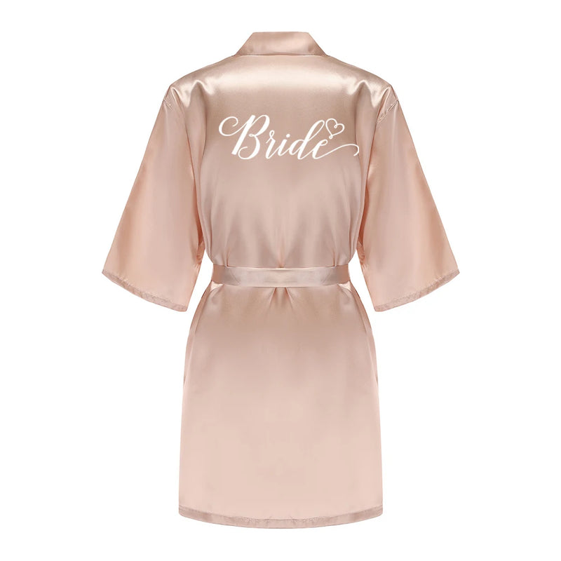 Champagne Women's Bride Bridesmaid Robes for Bridal Party | SAMAG