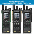Baofeng UV-32 Walkie Talkie Screen Protector Fingerprint Proof Automatic Repair Scratch Specially Designed for UV-32 DM-32 Radio